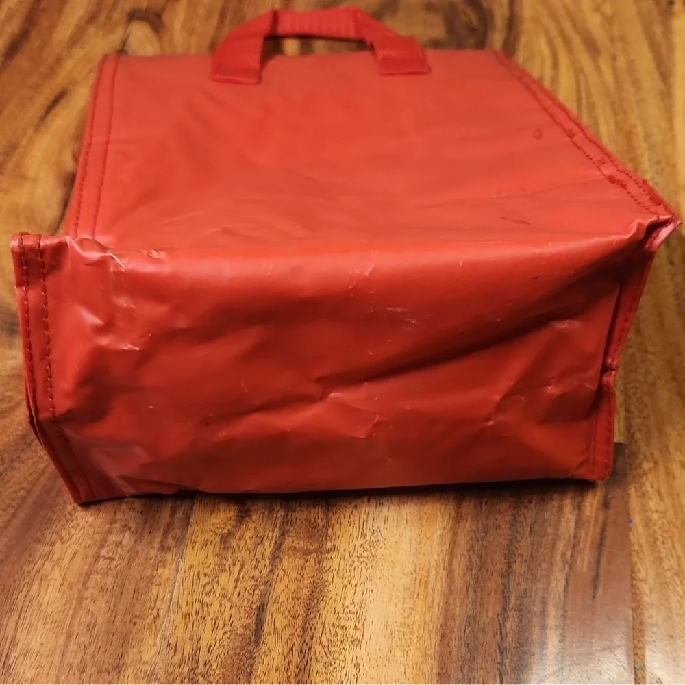 Vintage Betty Boop Insulated Lunch Bag Tote Red/Black Handle 8in H x 7in W